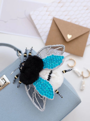 Brooch Embroidery Kit Decoration Fluffy dream