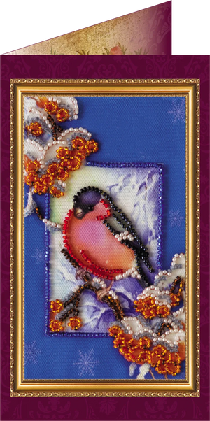 Postcards Bead Embroidery Kit Postcard Bead embroidery kit Happy New Year – 1