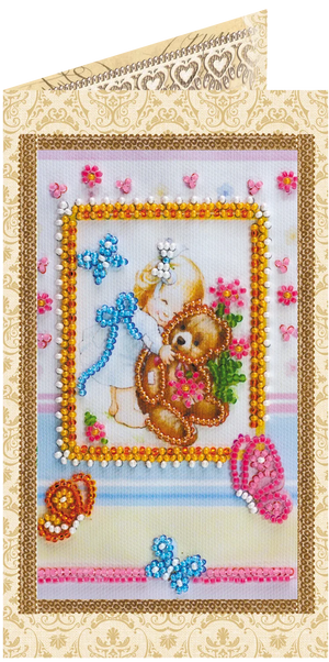 Postcards Bead Embroidery Kit Postcard Bead embroidery kit Beloved daughter
