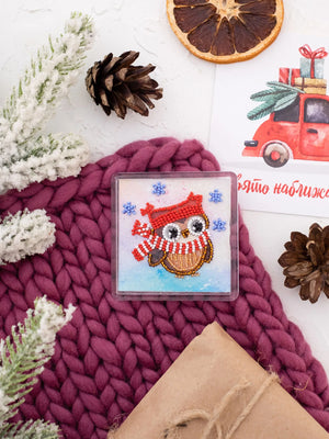 Magnets Bead Embroidery Kit Magnets Bead embroidery kit A winter walk