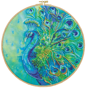 Bead Embroidery Kit Main Bead Embroidery Kit Royal peacock