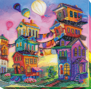 Bead Embroidery Kit Main Bead Embroidery Kit Under the colored skies