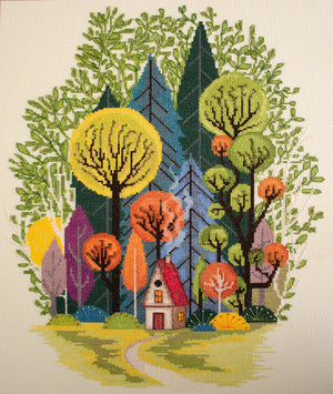 Cross Stitch Kit Cross-stitch kits Cozy in the forest