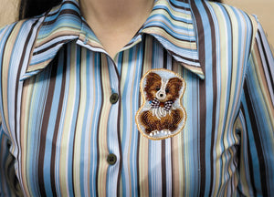 Bead Embroidery Kit On Clothes Decoration Dog