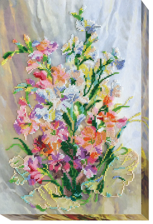 Bead Embroidery Kit Main Bead Embroidery Kit Gladioluses
