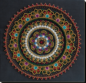 Bead Embroidery Kit Main Bead Embroidery Kit Mandala
