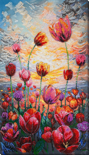 Bead Embroidery Kit Main Bead Embroidery Kit Spring rhythm