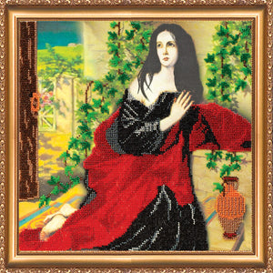 Bead Embroidery Kit Main Bead Embroidery Kit The Magdalen in Penitence