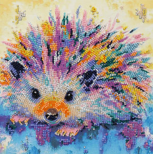 Bead Embroidery Kit Mid-sized bead embroidery kit Hedgehog