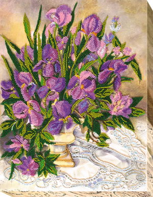 Bead Embroidery Kit Main Bead Embroidery Kit Flower lace