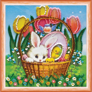 Bead Embroidery Kit Mini Bead embroidery kit Happy Easter