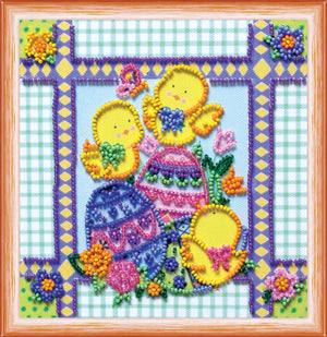 Bead Embroidery Kit Mini Bead embroidery kit Easter patterns