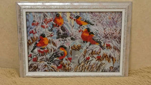 Bead Embroidery Kit Main Bead Embroidery Kit Bullfinches