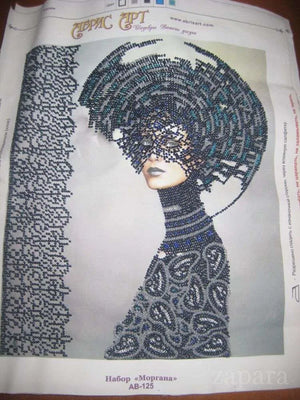 Bead Embroidery Kit Main Bead Embroidery Kit Morgana