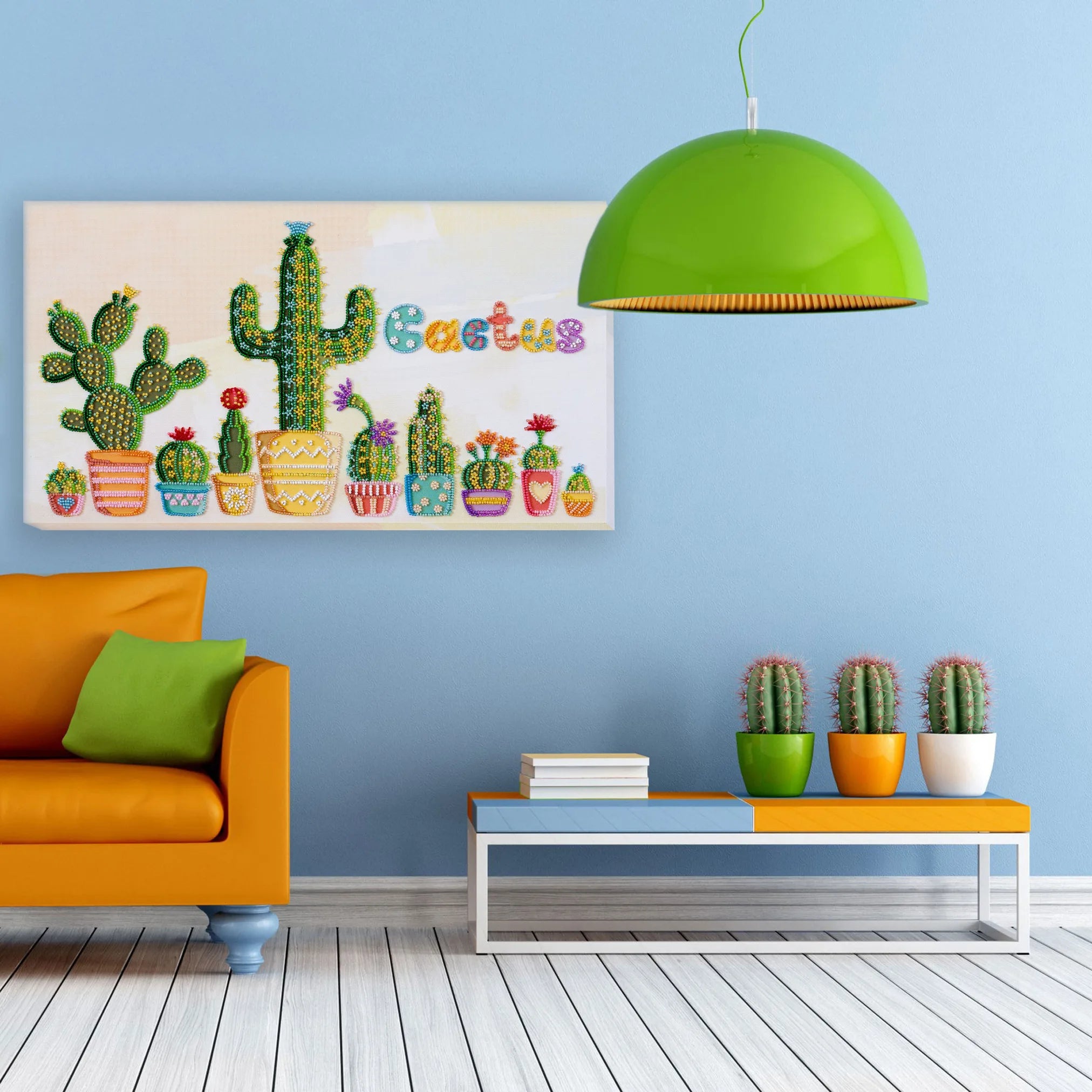 Bead Embroidery Kit Main Bead Embroidery Kit Cactuses