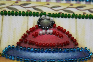Bead Embroidery Kit Mini Bead embroidery kit Tea-party