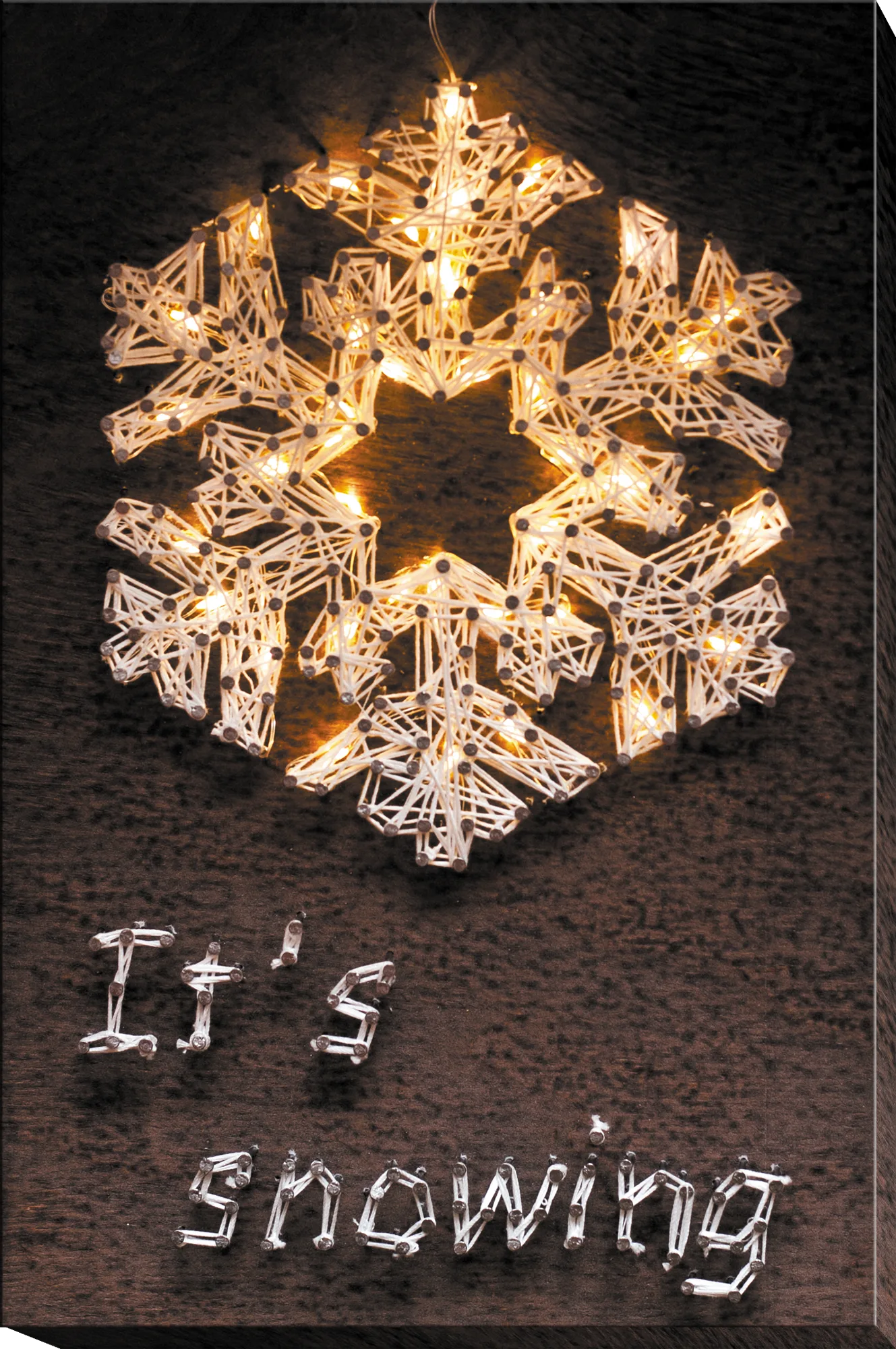 String Art Kit Creative Kit/String Art Snowflake