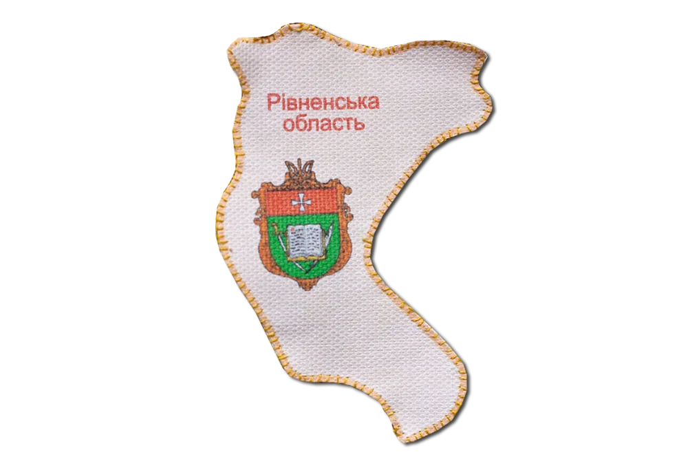 Magnets Bead Embroidery Kit Kits for embroidery with beads magnets "Map of Ukraine" Rivne region