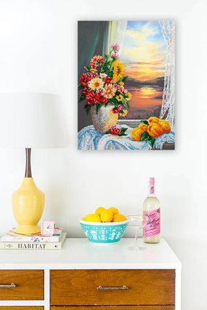 Bead Embroidery Kit Main Bead Embroidery Kit Still life with quince