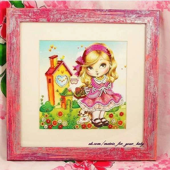 Bead Embroidery Kit Birthday girl