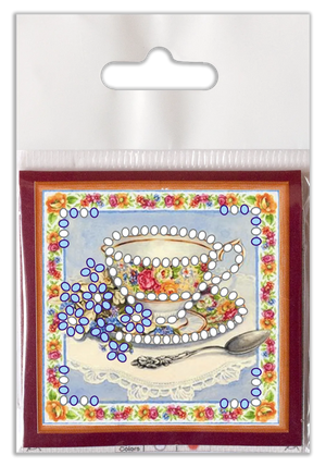 Magnets Bead Embroidery Kit Mini Magnets Bead embroidery kit Herb tea