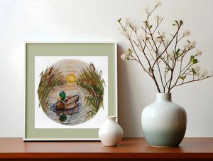 Cross Stitch Kit Cross-stitch kits Evening swim