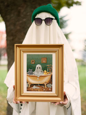 Cross Stitch Kit Cross-stitch kits Domestic ghost (Halloween Scenes)