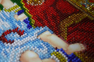 Bead Embroidery Kit Main Bead Embroidery Kit Icon of the Mother of God «Merciful»