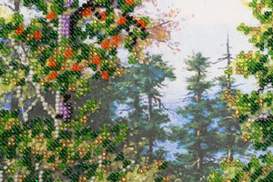 Bead Embroidery Kit Main bead embroidery kits Mountain morning