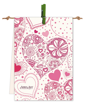Pennant Bead Embroidery Kit Pennant-kit Bead Embroidery A song of love