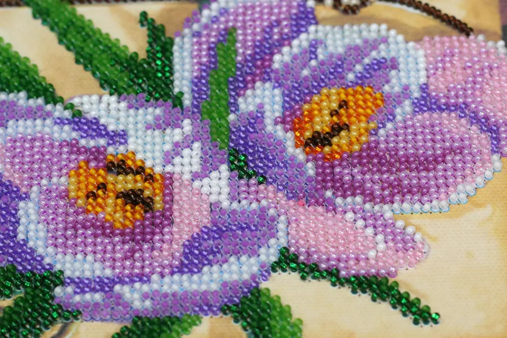 Bead Embroidery Kit Main Bead Embroidery Kit Spring treasures