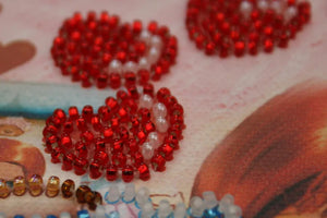 Bead Embroidery Kit Mini Bead embroidery kit Favourite bear