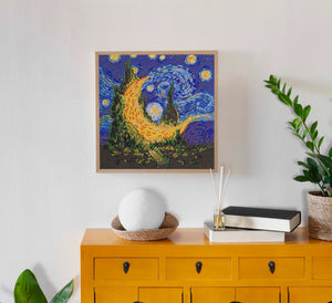 Bead Embroidery Kit Mid-sized bead embroidery kit Cypress moon