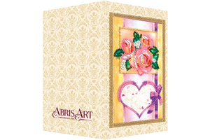 Postcards Bead Embroidery Kit Postcard Bead embroidery kit With love-4