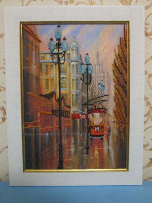 Bead Embroidery Kit Main Bead Embroidery Kit Little tram