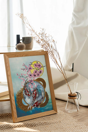 Bead Embroidery Kit Main Bead Embroidery Kit Flower carps