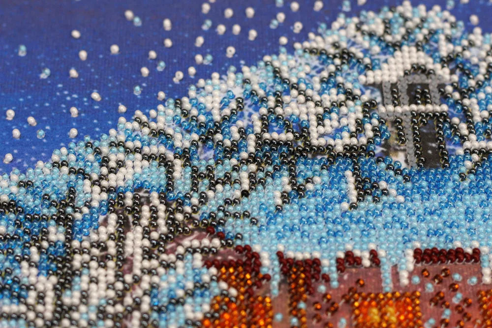 Bead Embroidery Kit Main Bead Embroidery Kit Winter night