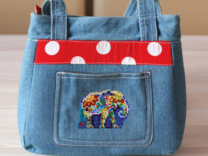 Bead Embroidery Kit On Clothes Decoration Elephant