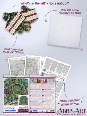 Cross Stitch Kit Cross-stitch kits Where the elves live
