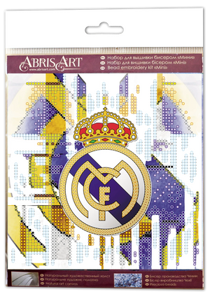 Bead Embroidery Kit Mini Bead embroidery kit FC Real Madrid