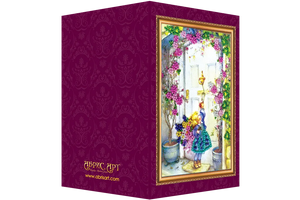 Postcards Bead Embroidery Kit Postcard Bead embroidery kit Best wishes