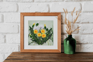 Bead Embroidery Kit Mini Bead embroidery kit Favorite dandelion