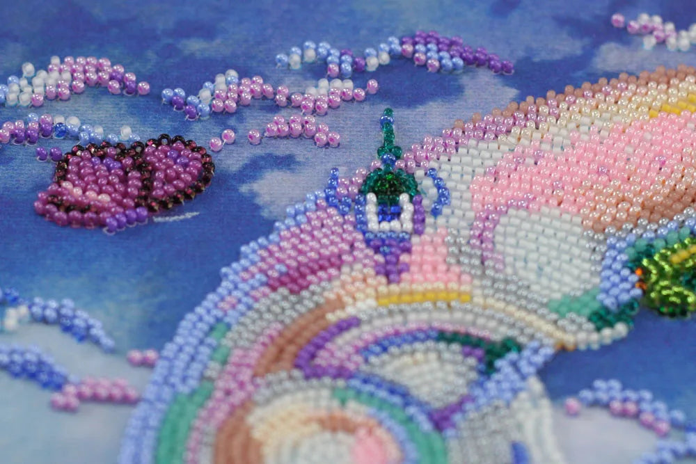 Bead Embroidery Kit Main Bead Embroidery Kit Face of the moon