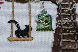 Cross Stitch Kit Cross-stitch kits Cat house