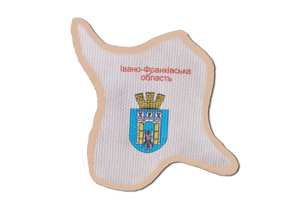 Magnets Bead Embroidery Kit Kits for embroidery with beads magnets "Map of Ukraine" Ivano-Frankivsk region