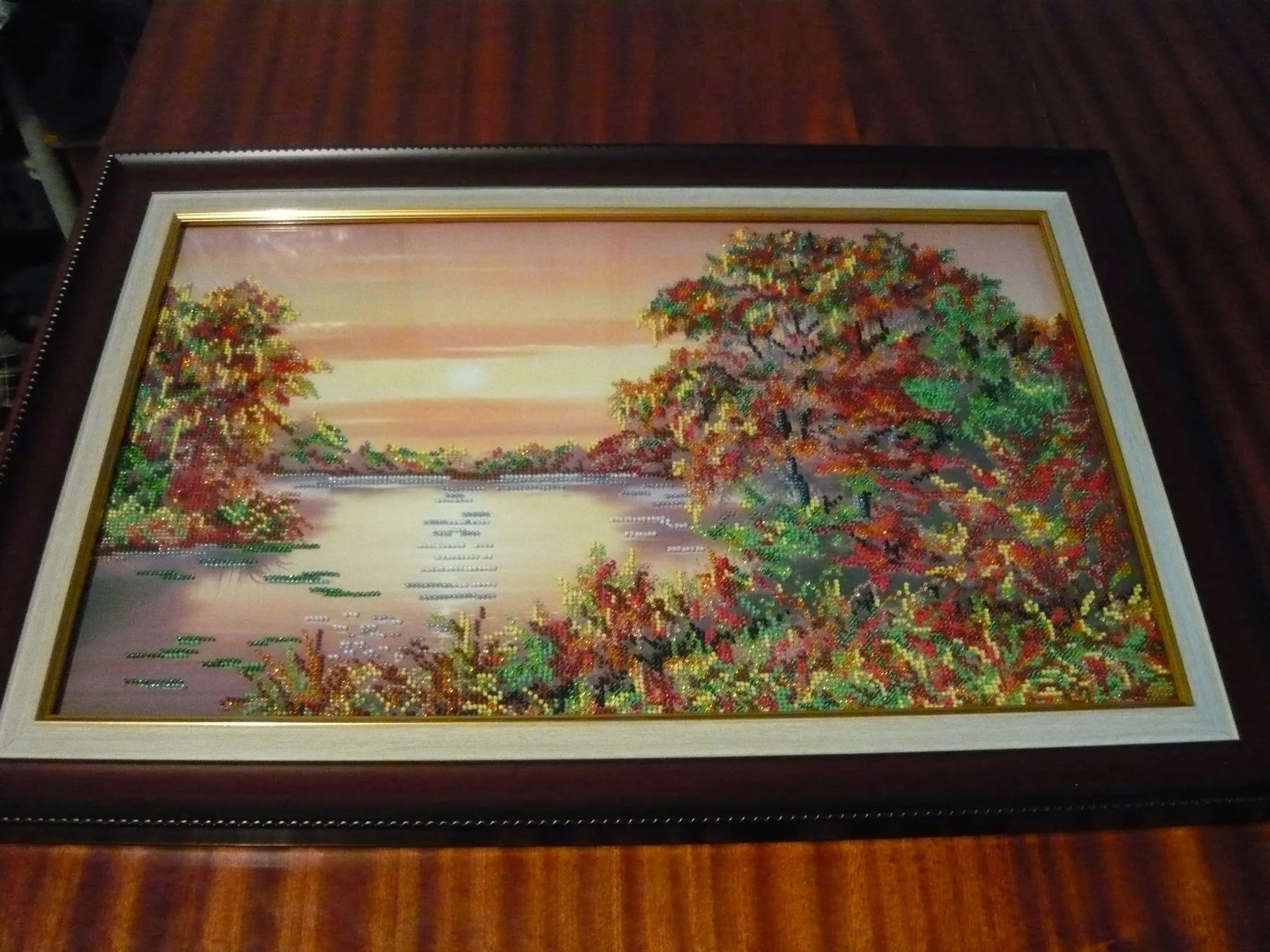 Bead Embroidery Kit Main Bead Embroidery Kit Quiet Sunset