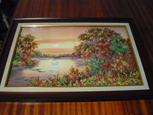 Bead Embroidery Kit Main Bead Embroidery Kit Quiet Sunset