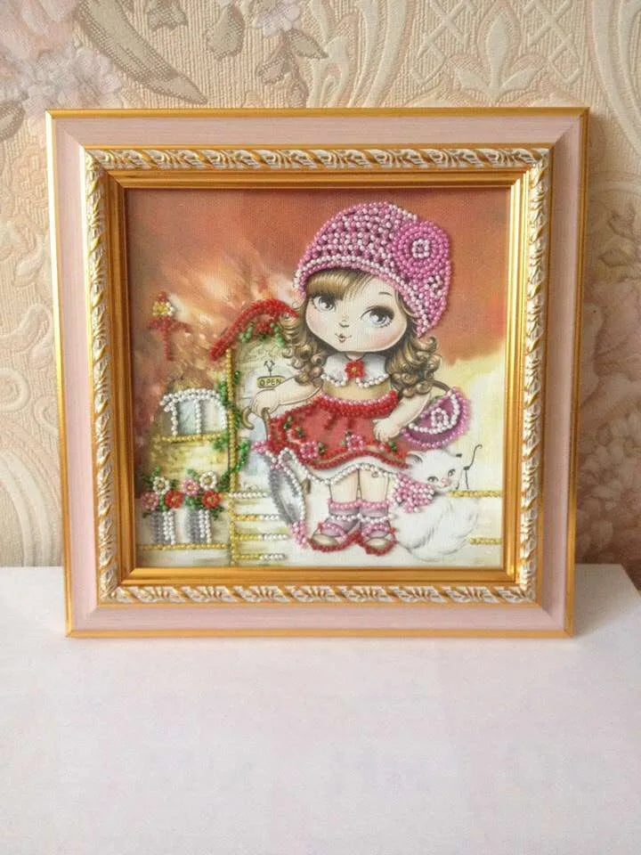 Bead Embroidery Kit Fashion girl