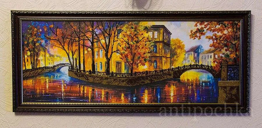 Bead Embroidery Kit Main Bead Embroidery Kit Gold reflections