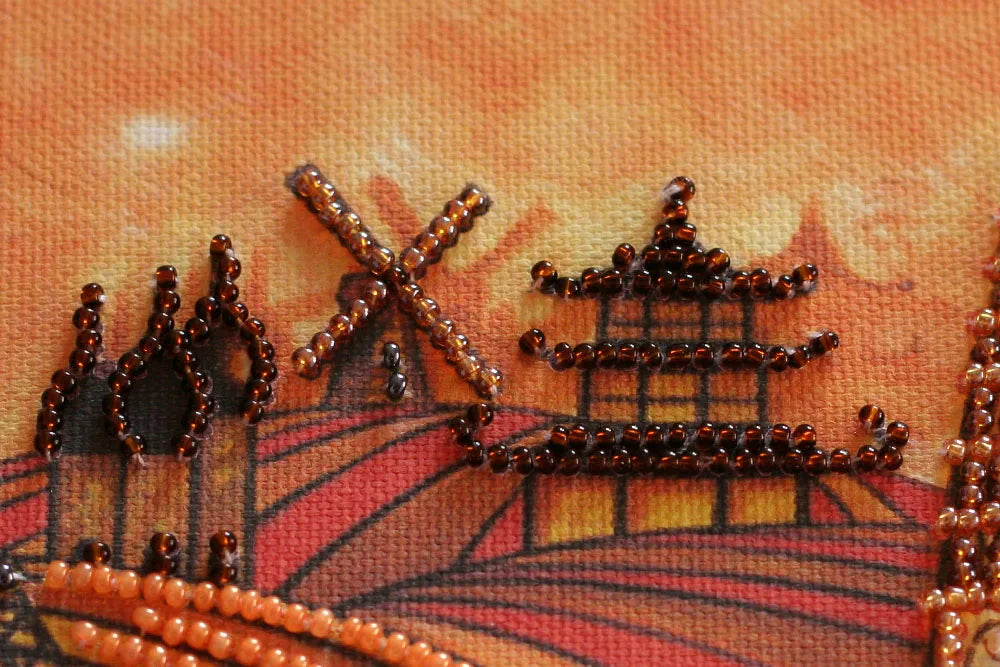 Bead Embroidery Kit Mini Bead embroidery kit The fragrance of travel